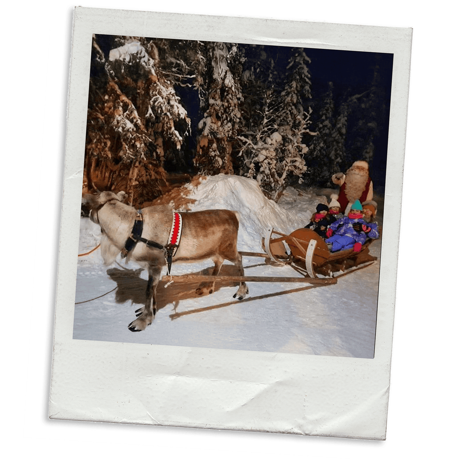 Moment with Santa - Santa and his reindeer visit on your holiday home