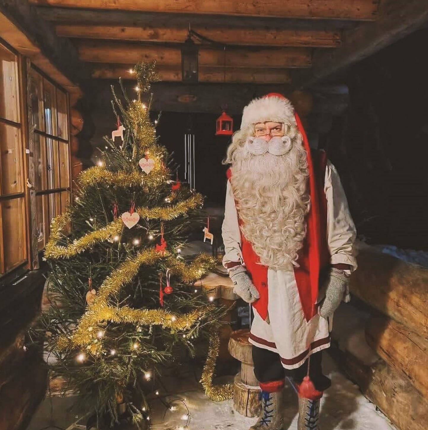 Santa Claus experience in Ylläsjärvi, Lapland, Finland | Moment with Santa | We speak English. French, and German elf translators available